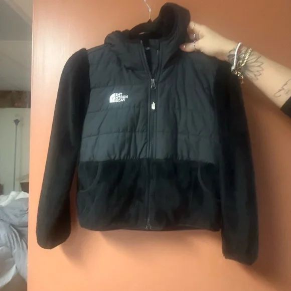 The North Face Black and Dark Gray Hooded Jacket - Picture 2 of 11